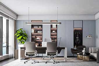 中卫轻奢风格-书房