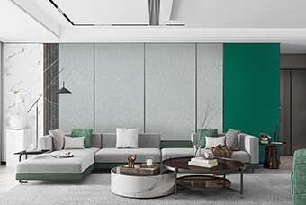 中卫轻奢风格-客厅