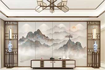 中卫森佰汇航空纤维（山水画系列）