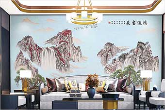 中卫森佰汇航空纤维墙咔(鸿运当头)